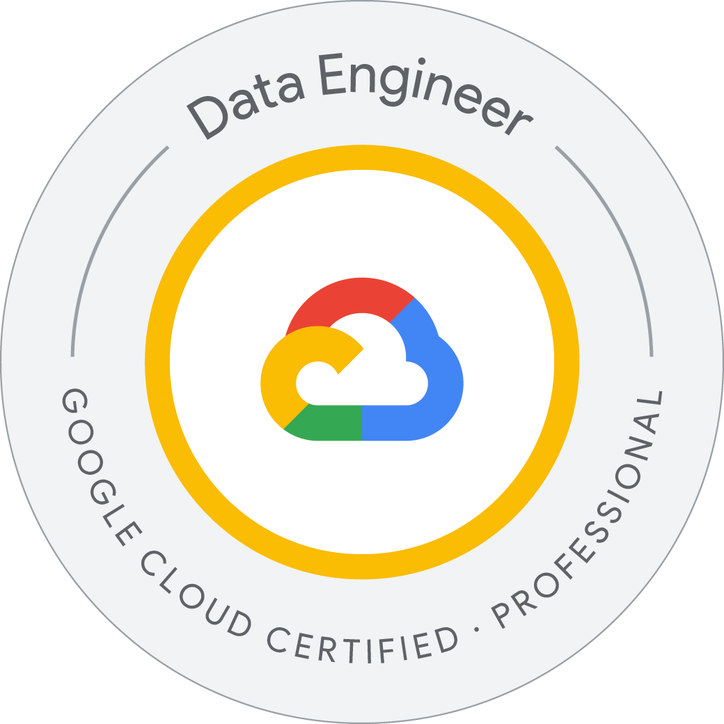 CERT – Google Professional Data Engineer